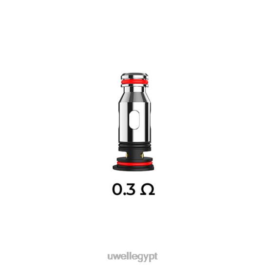 UWELL PA لفائف الاستبدال | UWELL Vape Egypt 0.3 أوم (4 عبوات) T28B882