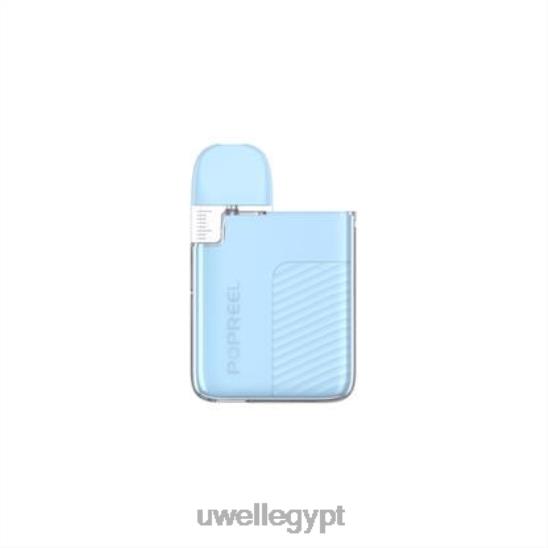 UWELL POPREEL PK1 طقم جراب | 520 مللي أمبير | UWELL Cairo معكرون أزرق T28B853